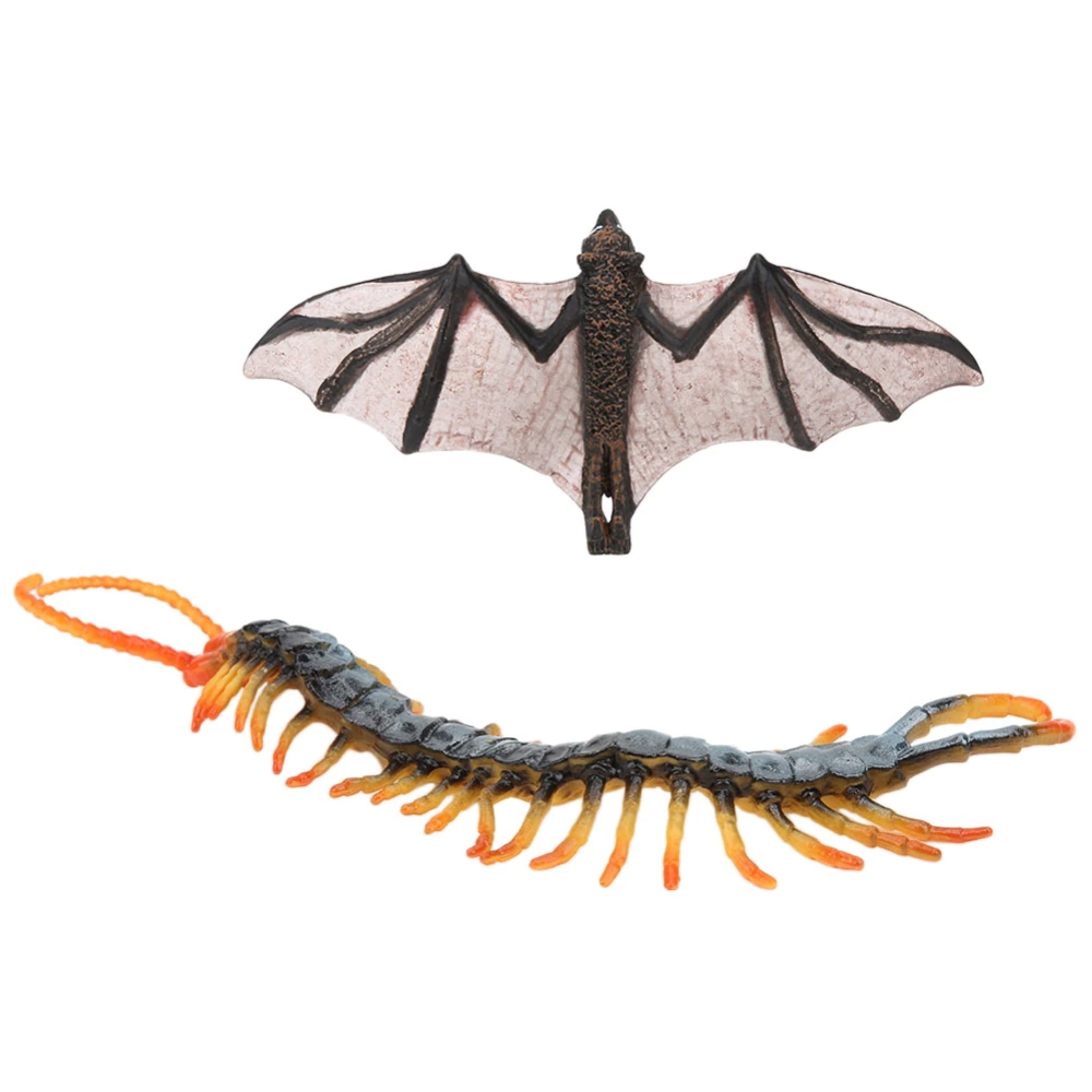 Insect Model Mini Simulation PVC Early Learning Educational Toy Model for Children2pcs Insects Model