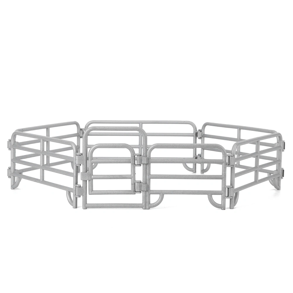 16pcs Children Play House DIY Garden Farm Fence Guardrail Door Blocks Kid Toy Accessory(PL127‑A )