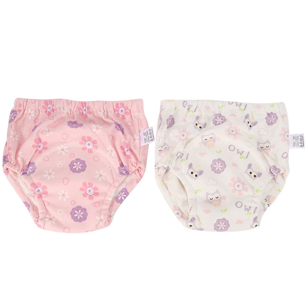 2pcs Baby Pee Potty Training Pants Infant Cotton Training Underwears for Newborn3# L