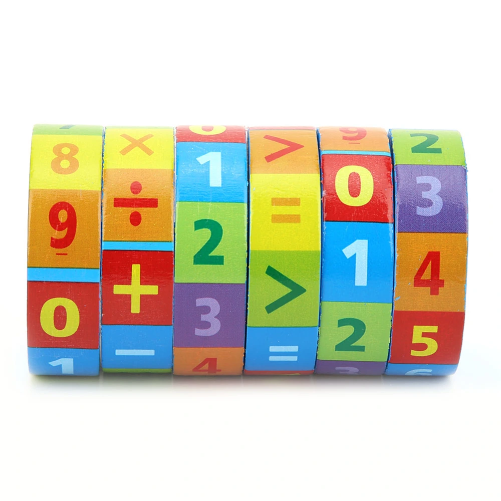 Number Puzzle Toy Educational Digital Math Counting Cylindrical Children Learning Toy