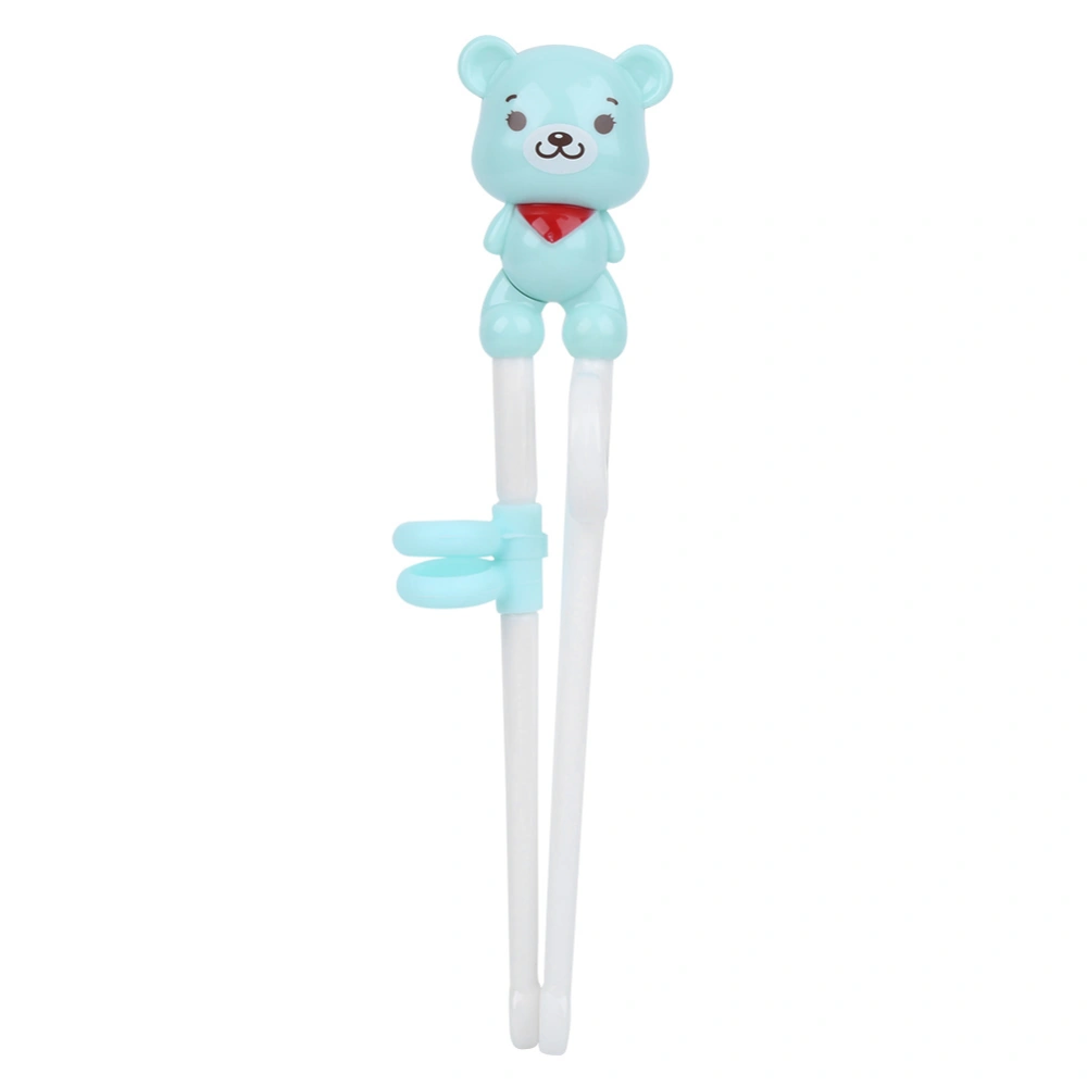 Children Cute Cartoon Learning Chopsticks Baby Kid Training Chopsticks Tableware ToolGreen