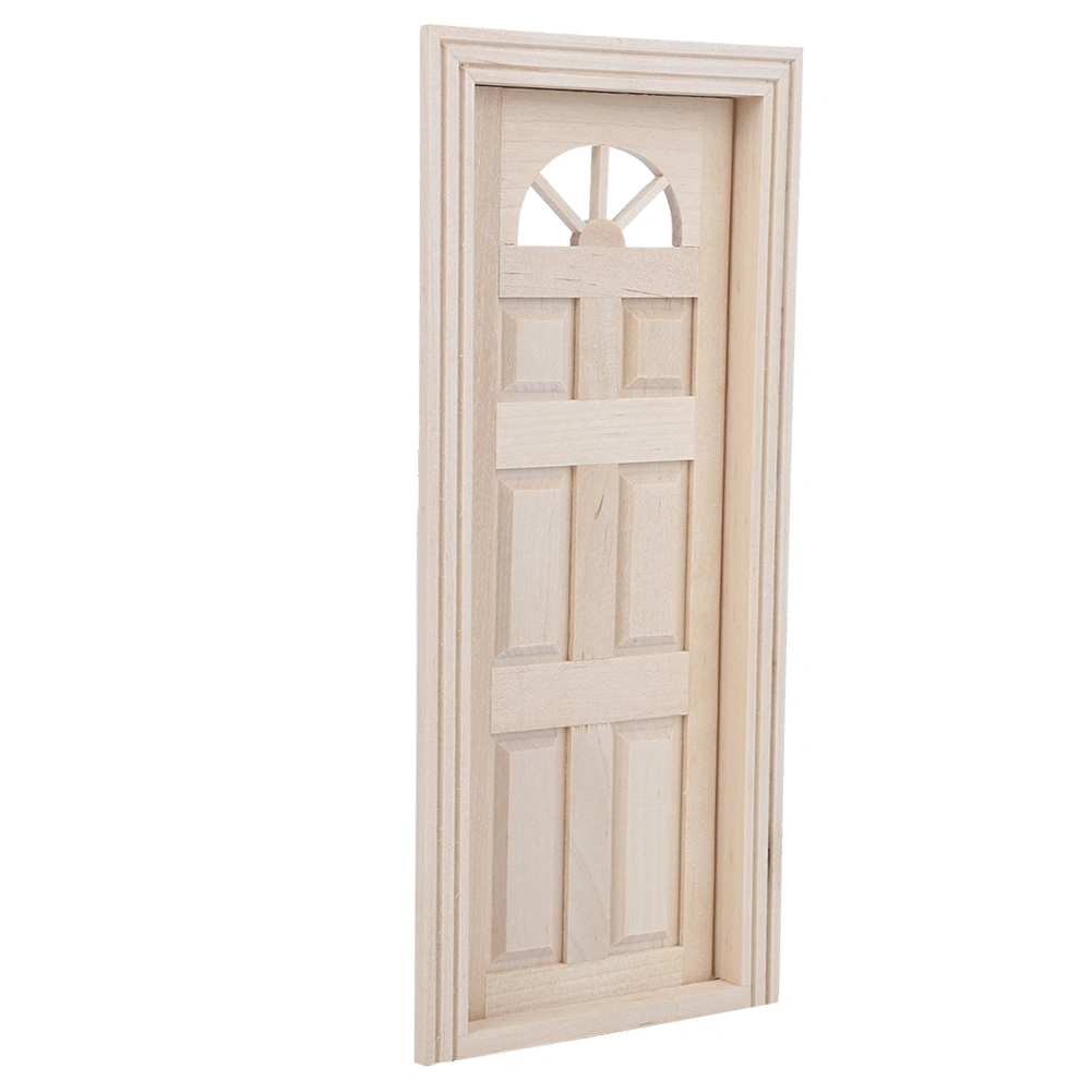 1:12 Dollhouse Wooden Miniature Simulated Door Mini Window Door Model Toy AccessoryDoor