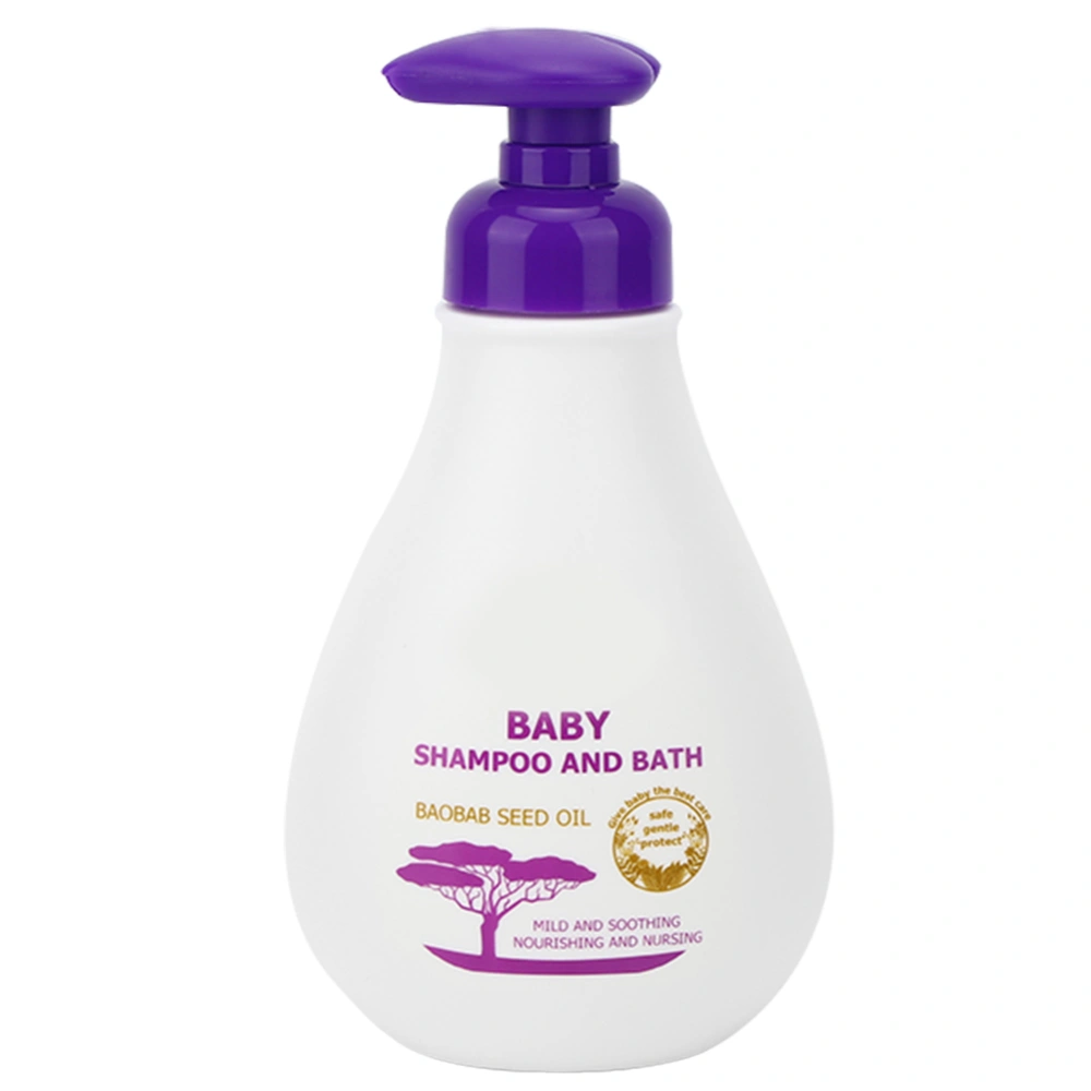 Baby Cleansing Gel Baby Hair Body Wash Shampoo Soft Nourish Infant Bath Soap 300mlCleansing Gel Shampoo