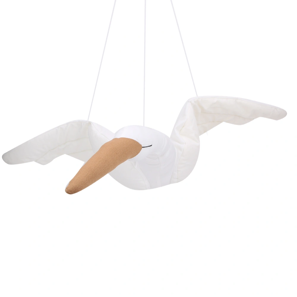 Swan Doll Pillow Hanging Stuffed Plush Toy Baby Room Wall Decor Infant Shooting PropsWear Lanyard