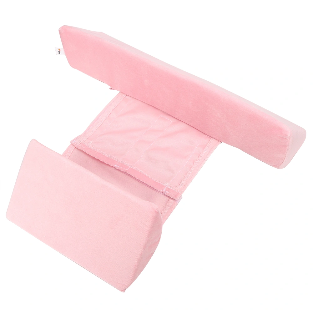 Baby Side Sleeping Wedge Pillow Styling Pillow Infant Side Sleep Positioner Anti‑Spitting Milk(Pink )