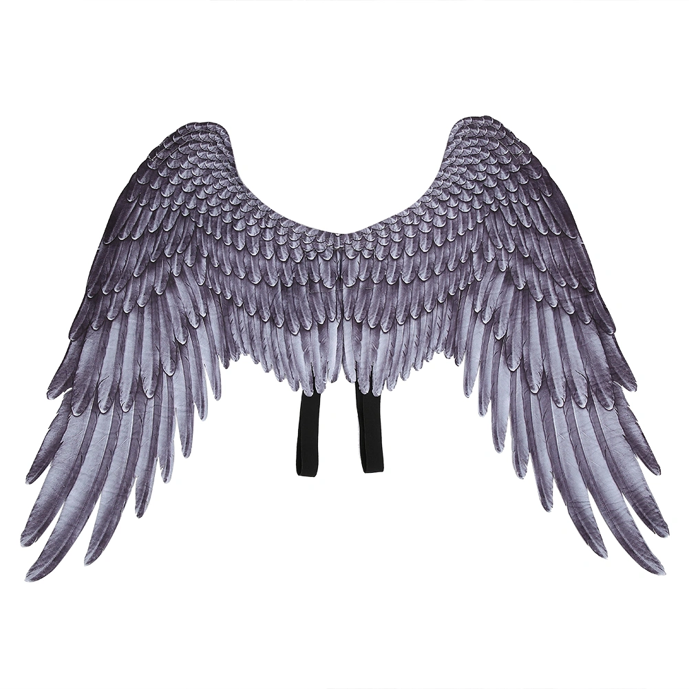 Large Wing Children Boy Girl Halloween Party Cosplay Costume Accessories Props Black