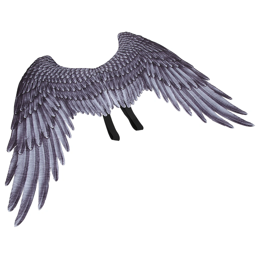 Large Wing Children Boy Girl Halloween Party Cosplay Costume Accessories Props Black