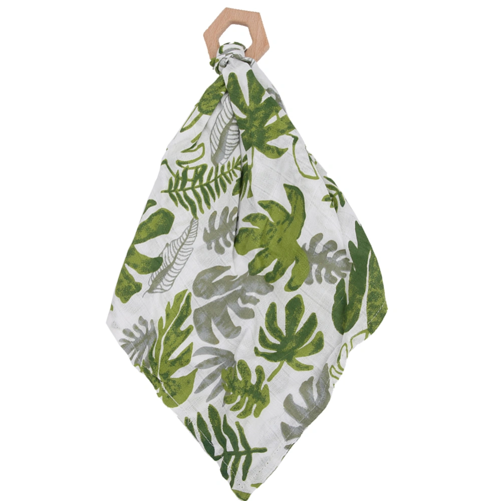 Cotton Newborn Cotton Handkerchief Appeasing Infant Saliva Towel Educational Baby TowelBanana Leaf