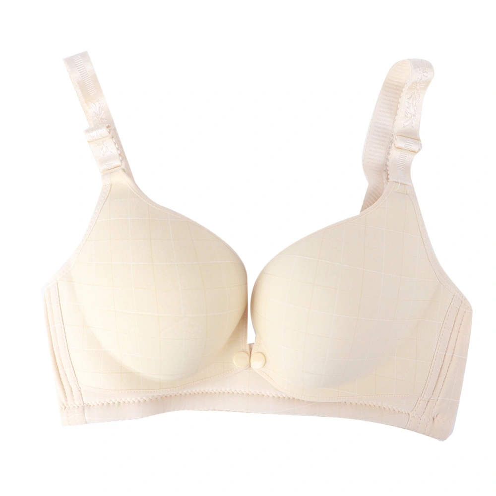 Cotton Wireless Nursing Bra Anti‑Sagging Soft Breast Feeding Women UnderwearComplexion 36/80