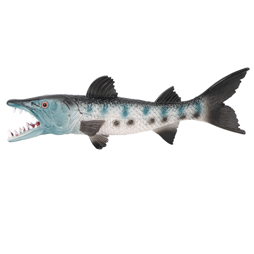 Fish Model Simulation Marine Ocean Sea Life Toy Wolffish Rare Model Figure Ornaments Kids ToyM‑1335