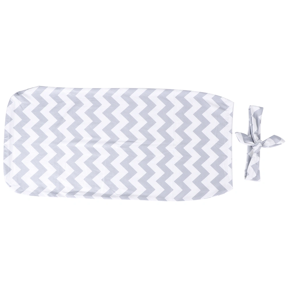 Newborn Sleeping Bag Headband Set Baby Swaddle Receiving Blankets HeadbandRipple 0-3 Months Old Baby