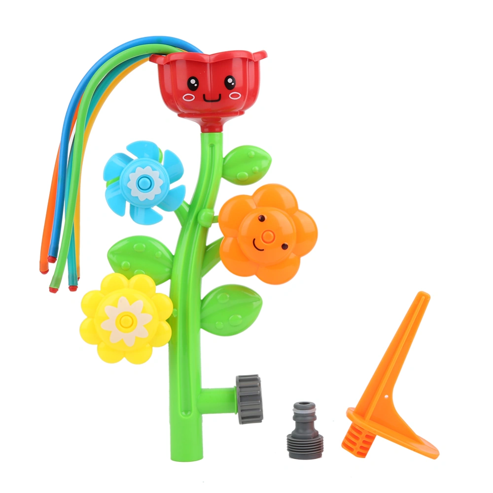 Water Sprinkler Flower Spray Toy Cute Cartoon Children Kid Rotational Water ToyFlower Spray Toy