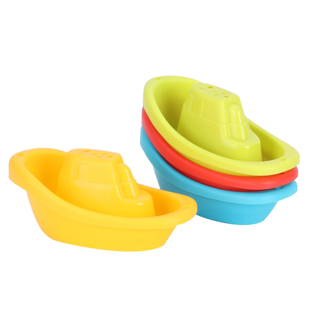 4pcs Bathroom Floating-Ship Toy Children Bath Swimming Playing Boat Fun Educational Toy(Floating Ship )