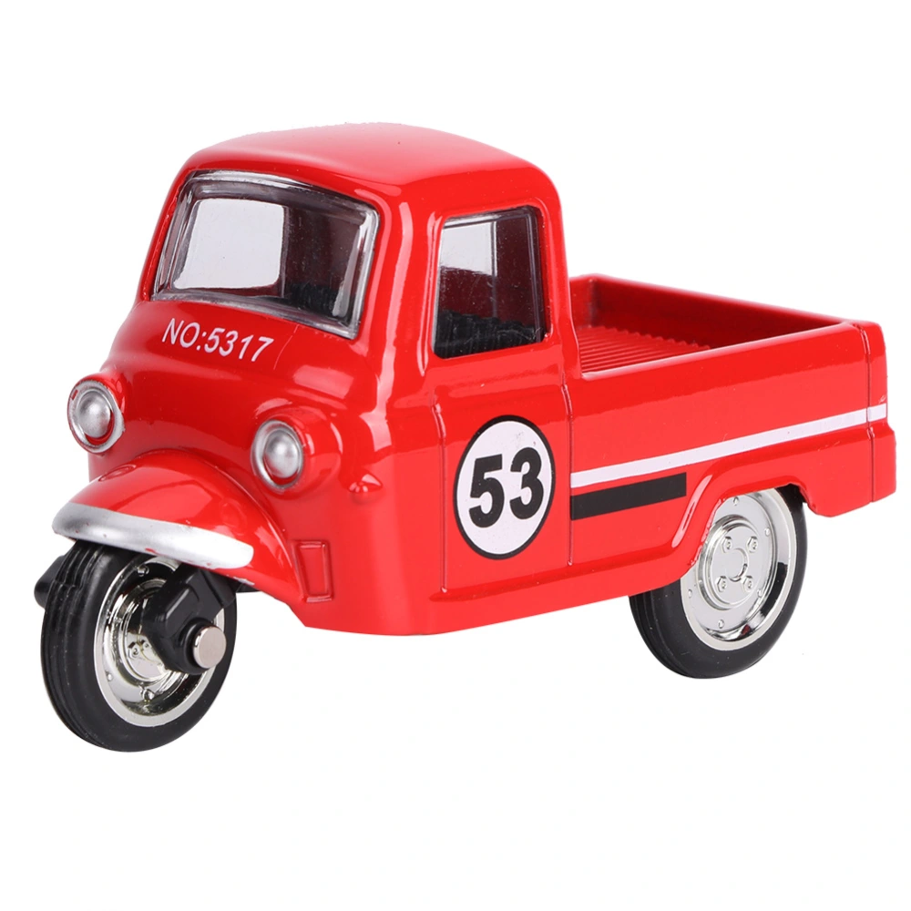 Alloy Tricycle Car Model Highly Simulation Classical Children Pull Back Vehicles Toy