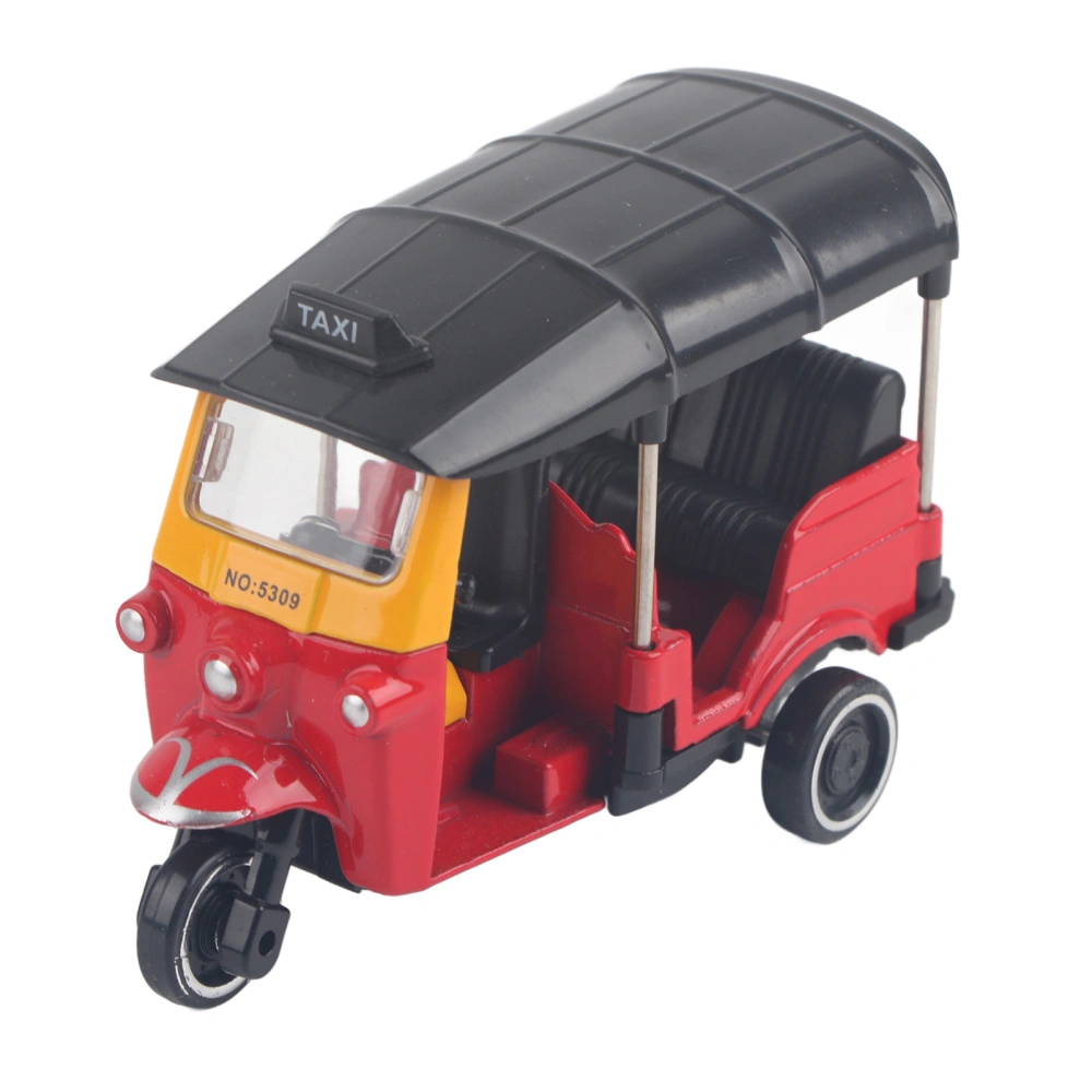 Alloy Tricycle Car Model Highly Simulation Children Vehicles Toy with Sliding FunctionRed