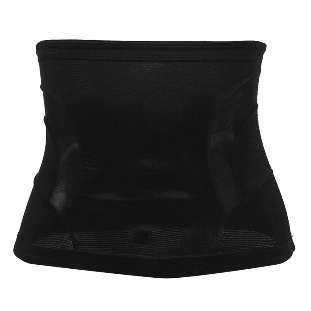 Postpartum Corset Waist Trainer Elastic High Waist Body Shaper Waist Slimming BeltBlack XL