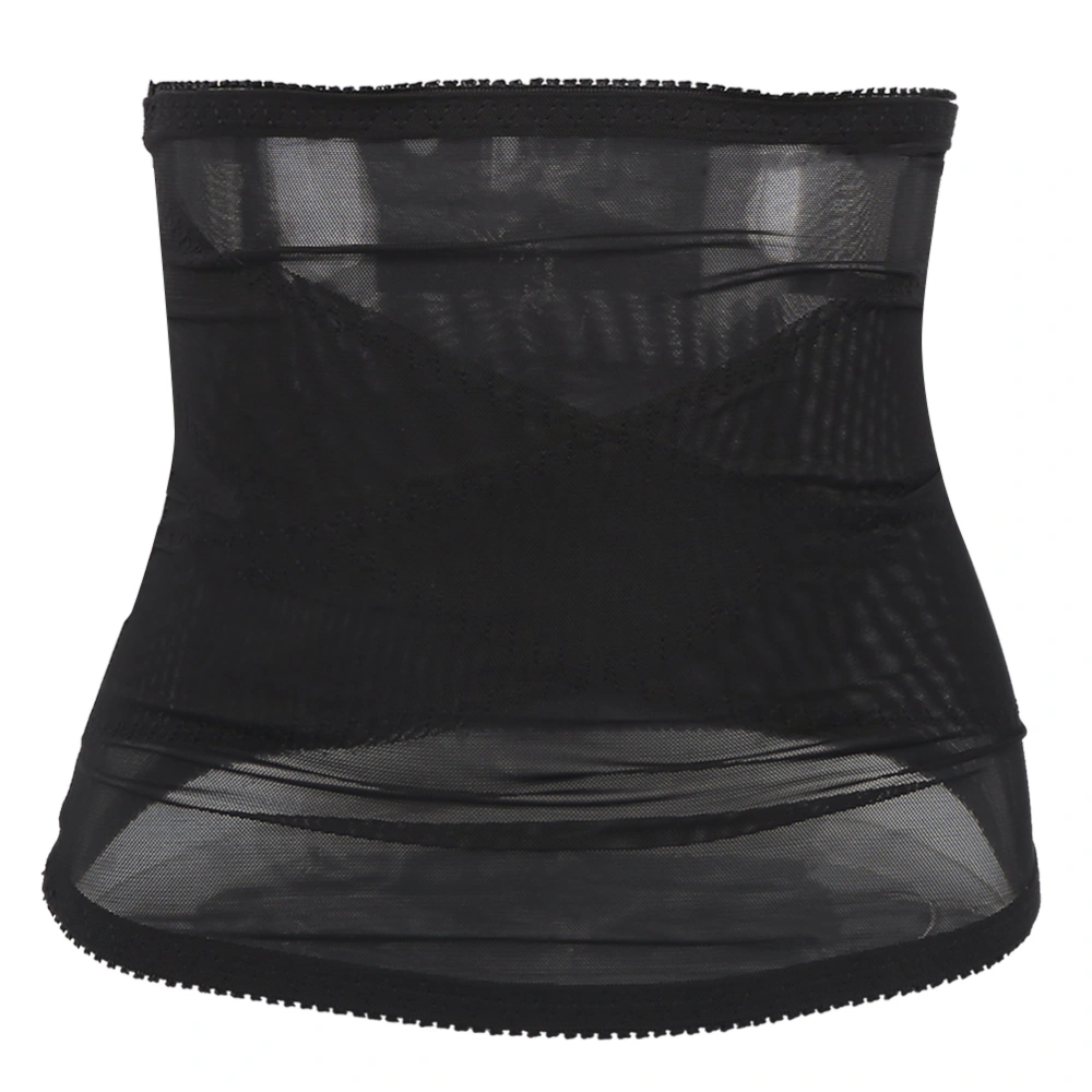 Postpartum Mesh Breathable Girdle Corset Elastic Abdominal Belt Waist Body ShaperBlack M