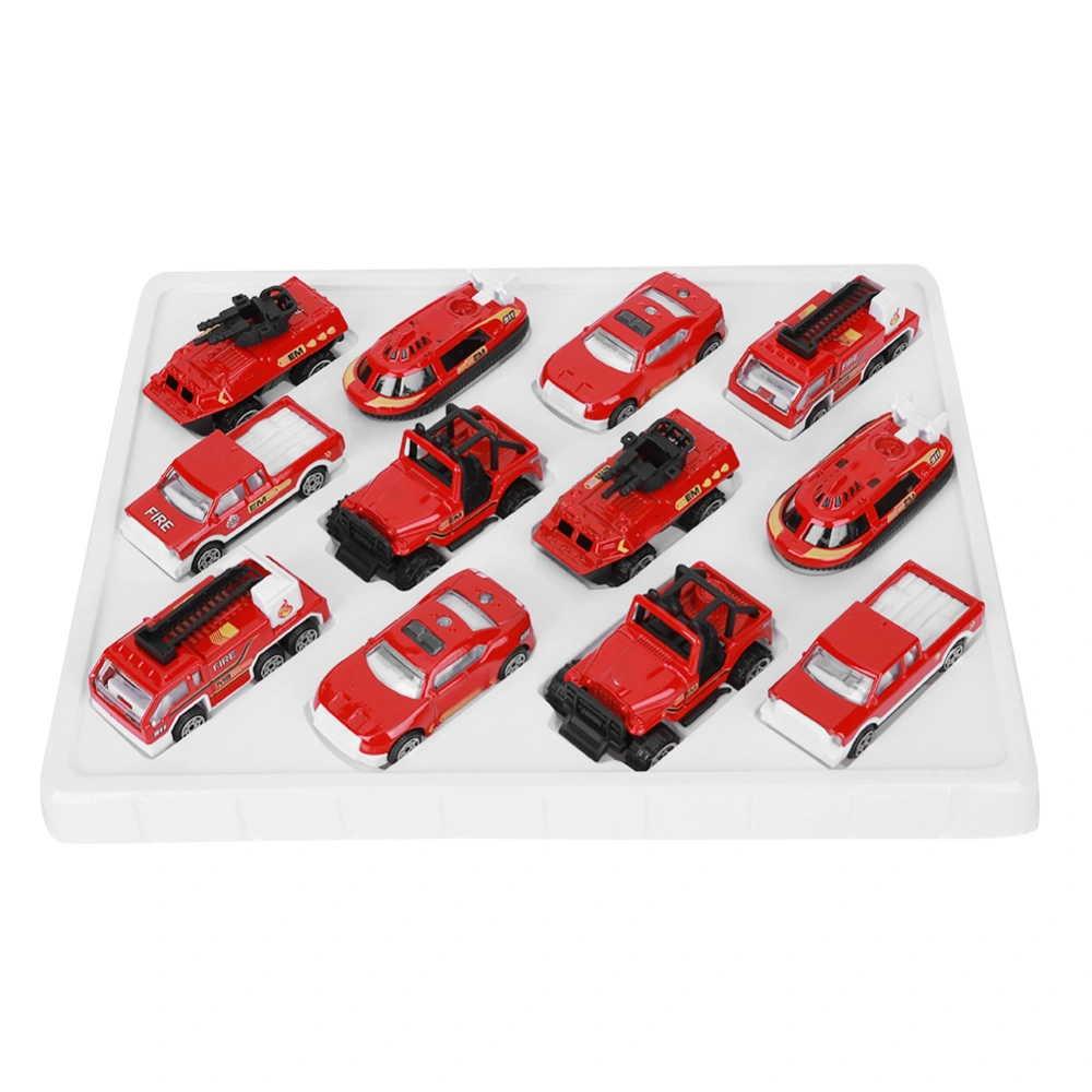 12pcs Vehicle Model Toy Highly Simulation Children Kid Engineering Car Model Toys#1