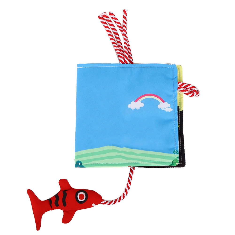 Cloth Book Toy Bed Hanging Toy Early Educational Children Cognitive Reading Cloth BookPig