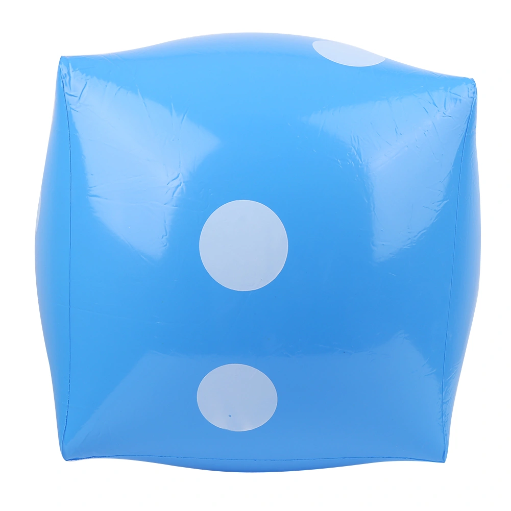 Inflatable Dice Portable Indoor Outdoor Party Activities Supplies Prop Game ToyBlue