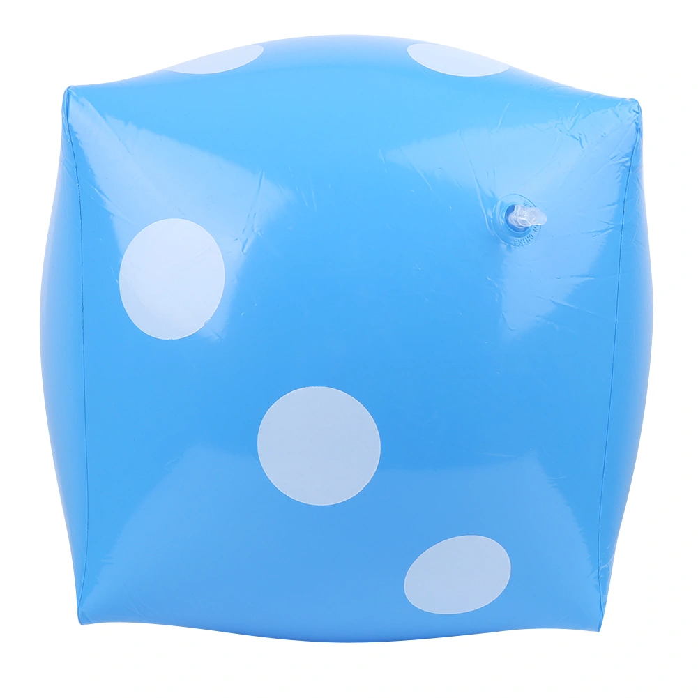 Inflatable Dice Portable Indoor Outdoor Party Activities Supplies Prop Game ToyBlue