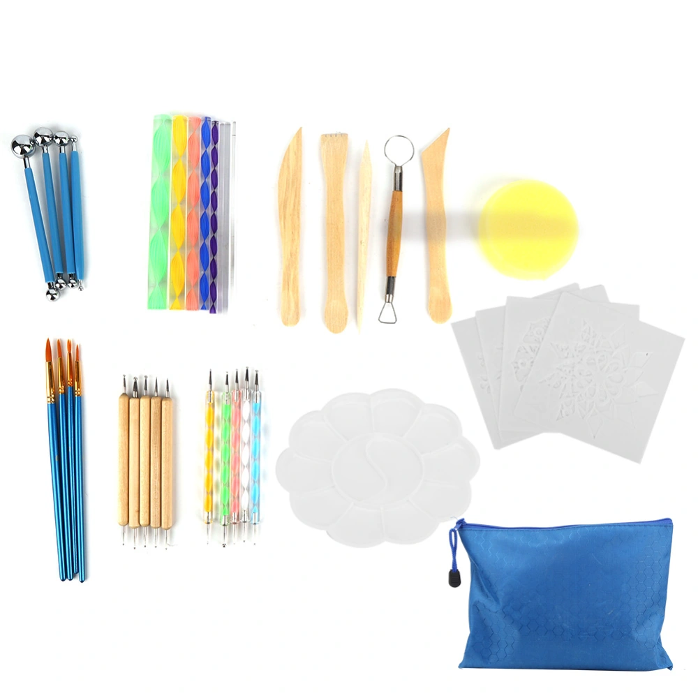 DIY Mandala Dotting Tools Kit Rock Painting Craft Drawing Painting Dotting Tools Set38pcs / set