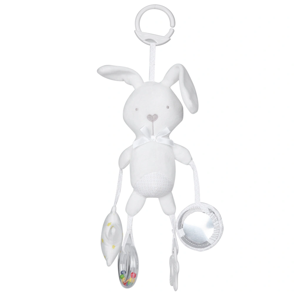 Infant Doll Toy Cartoon Animal Hanging Bell Rattle Baby Teether Stroller Doll Toy GiftRabbit