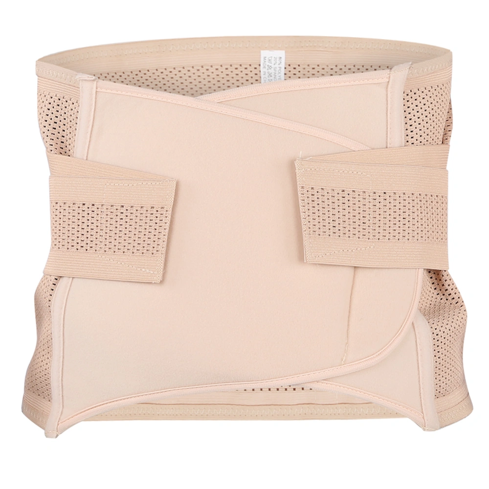 Postpartum Girdle Corset Breathable Elastic Adjustable Abdominal Belt Waist BeltSkin Color XL