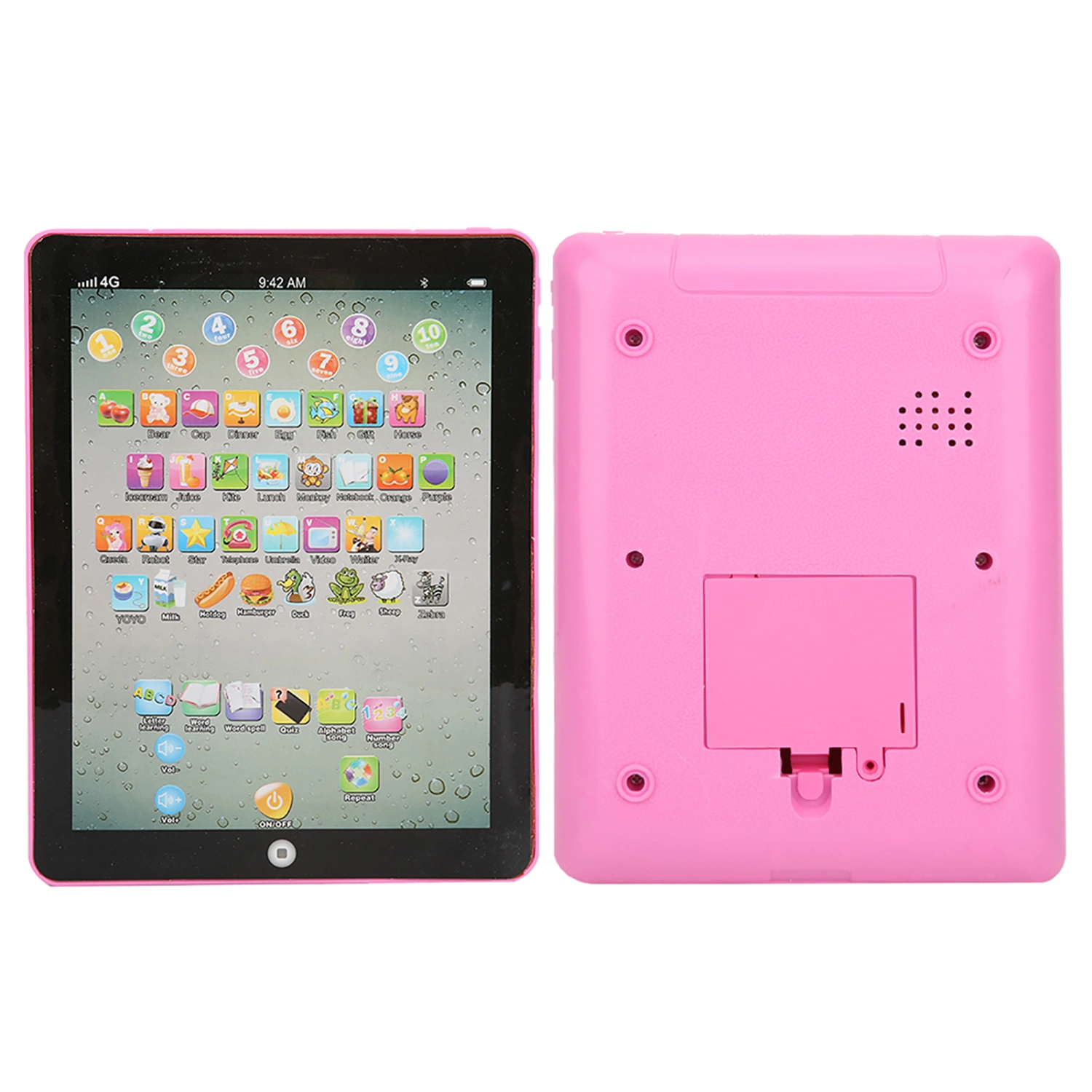 Child Tablet Toy Chinese English Learning Study Machine Toy Education Baby Toy GiftPink