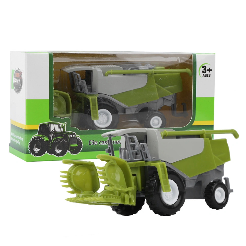 1 : 50 Agricultural Harvester Car Model Alloy Farmer Tractors Car Children Vehicle Toy