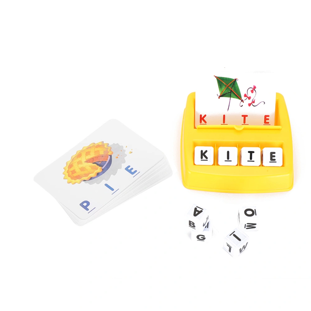 English Word Puzzle Alphabet Spelling Game Card Game Early Educational Toy for Kid and Toddler