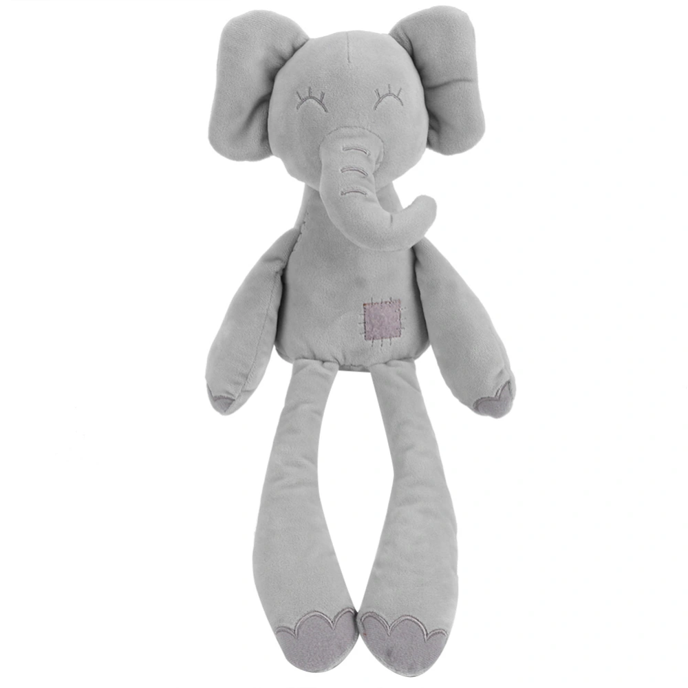 Cute Elephant Stuffed Animals Dolls Appease Toy Infant Soft Educational Plush ToyGray