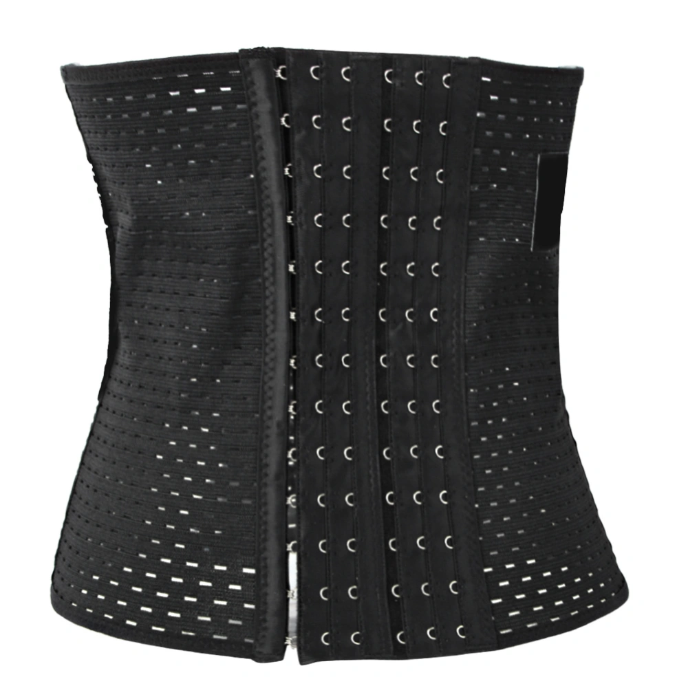 Women Waist Trainer Lady Body Shaper Accessory Postpartum Slimming Belt Bustiers Corsets Corrective UnderwearBlack S