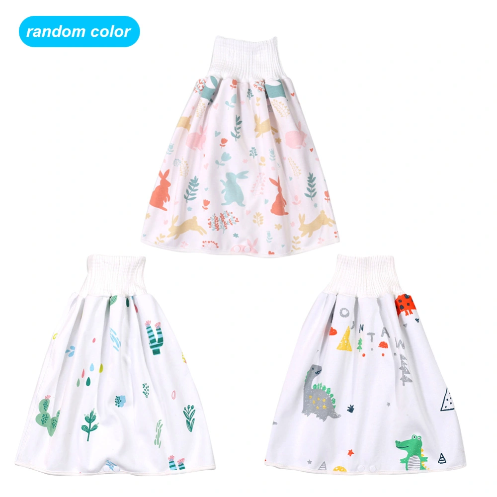 2pcs Washable Baby Diaper 3 Layers Reusable Infant Soft Cotton Diaper Cloth Skirt