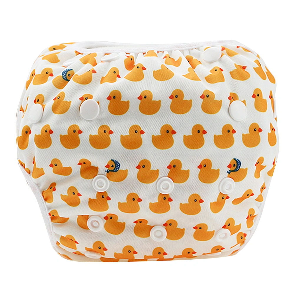 Free Size Baby Adjustable Reusable Waterproof Breathable Summer Pool Training PantsDuck