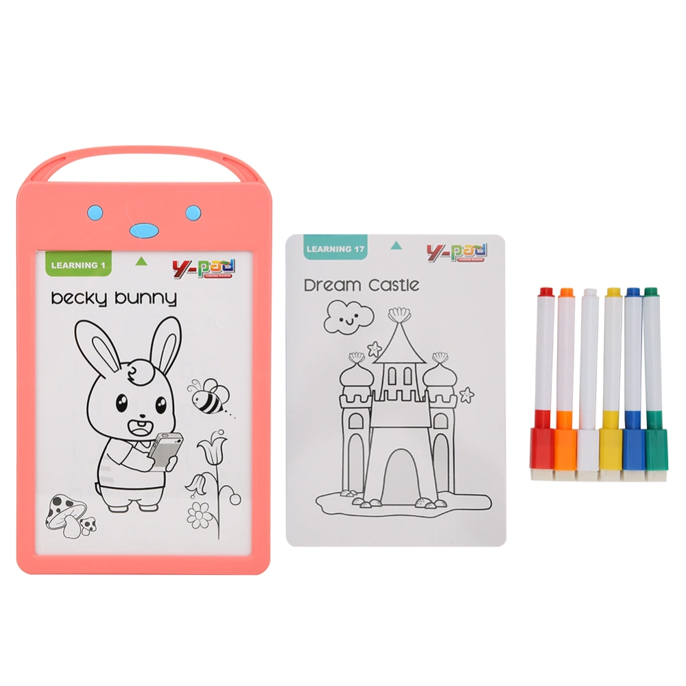 Child Kid Fluorescent Drawing Light Early Educational Painting Board Funny ToyRed