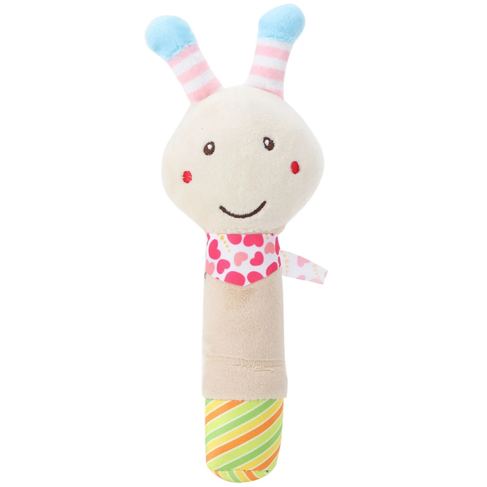 Cute Plush Cartoon Animal Baby Rattle Hand Bells Comfort Toy for Children BabyBee