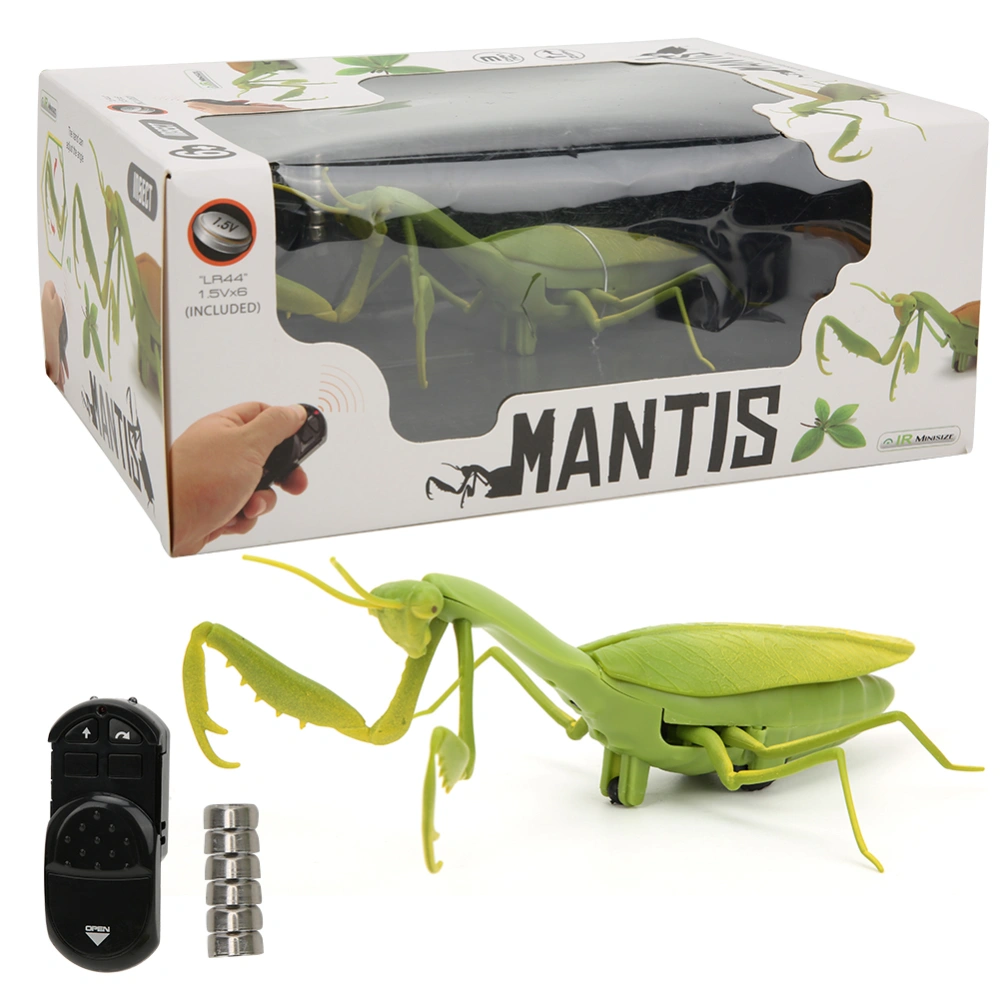 Infrared Remote Control High Simulation Insect Mantis Kid Trick Playing Toy Prop