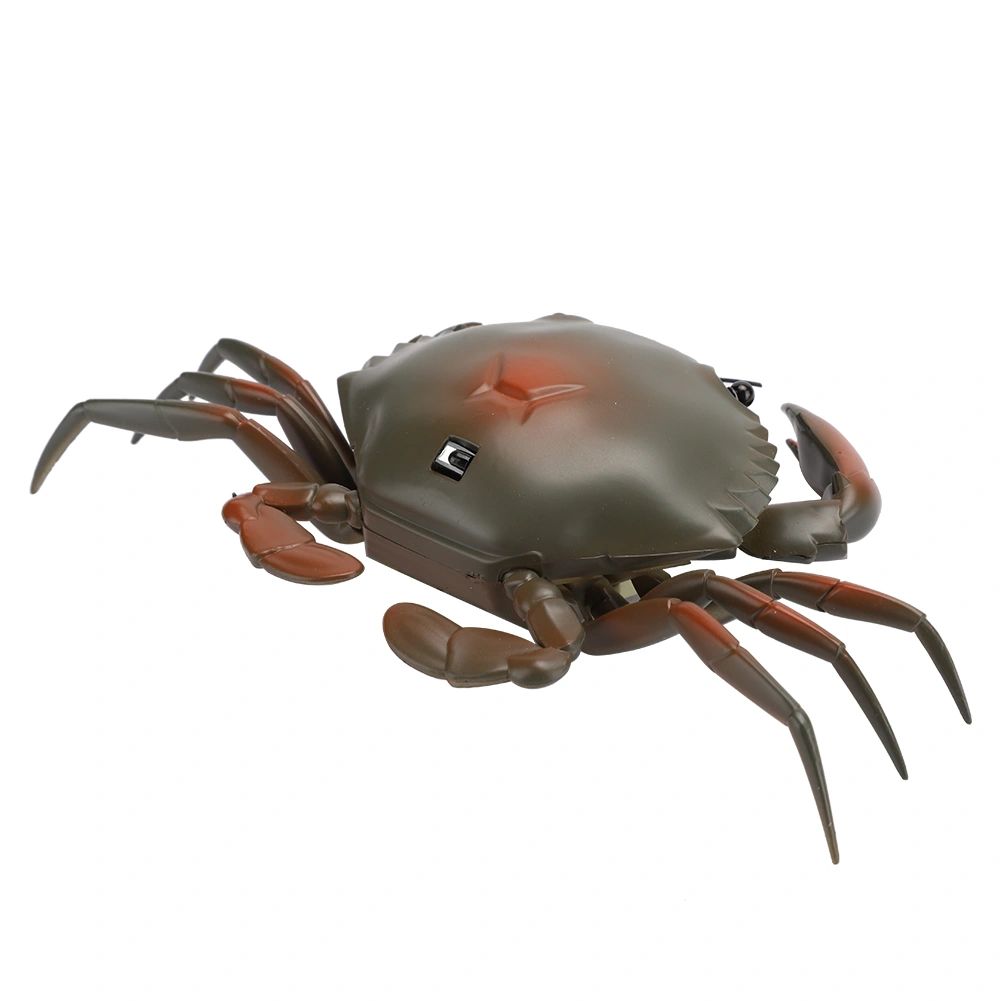 Funny High Simulation Remote Control Infrared Animal Crab Kid Trick Playing Toy Prop(Cyan )