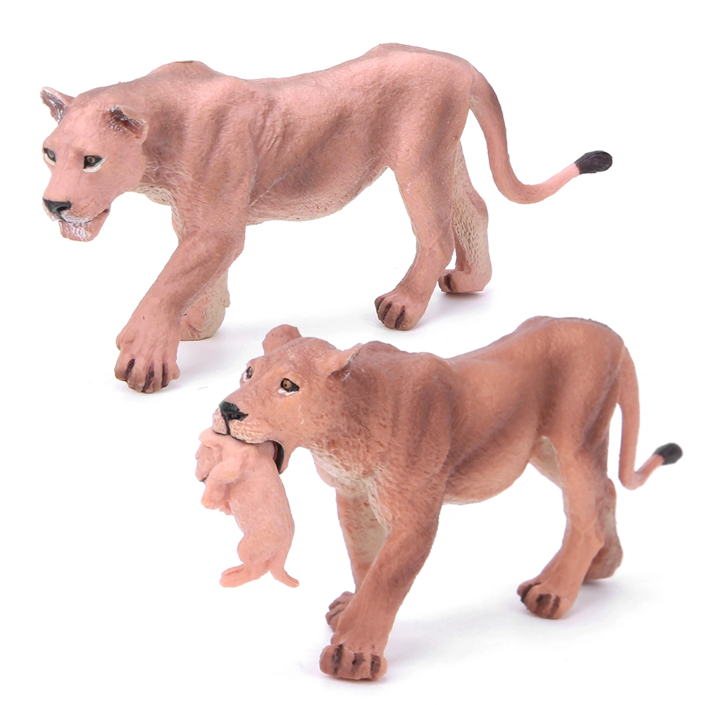 Lifelike Lioness Animal Models Early Childhood Educational Toy Gift Home Decoration