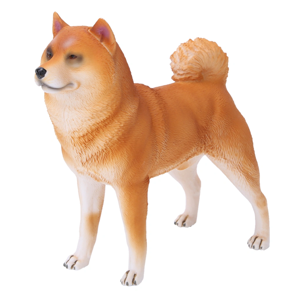 Lifelike Simulation Animal Model Plastic Dog Shape Gift Home Office Decoration Educational Toy