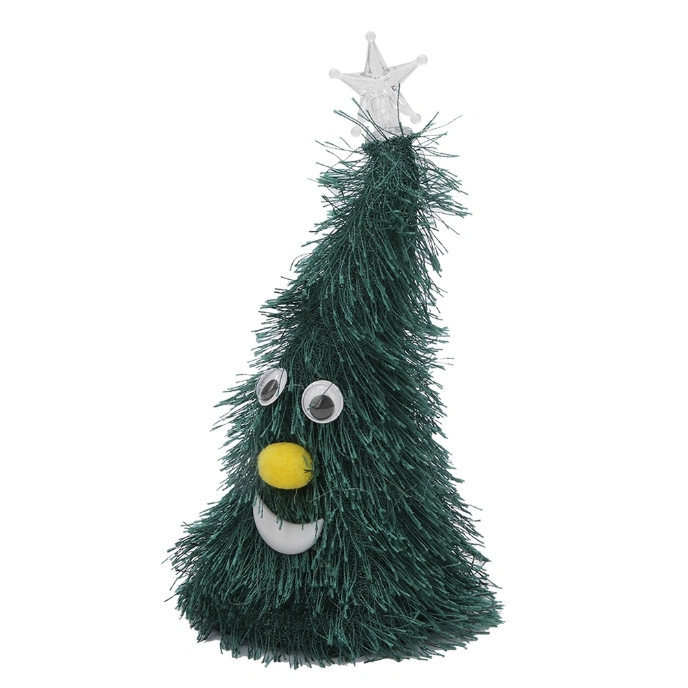 6in Electric Christmas Tree Toy with Light and Star Decor Xmas Gift Presents Toys for Children6in Christmas Tree with Light and Star