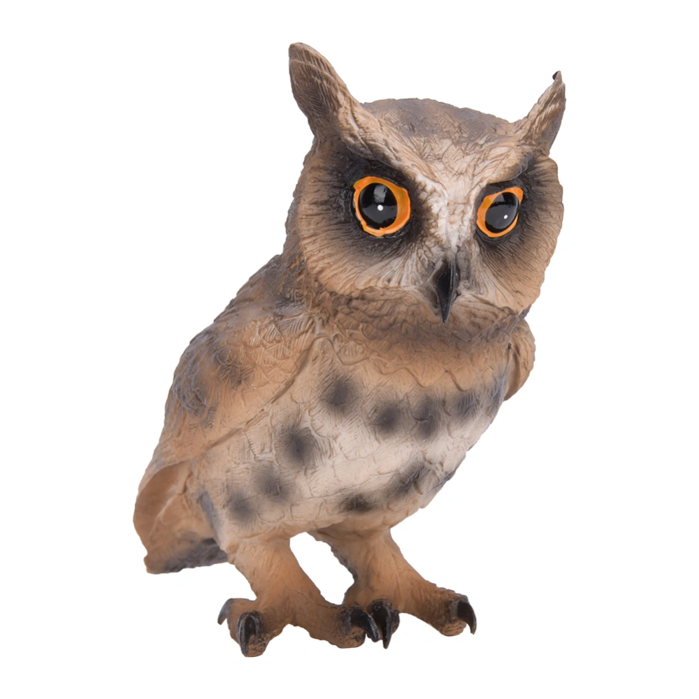 Lifelike Simulation Owl Model Plastic Animal Toy Table Desktop Display Children Gift Home Decor