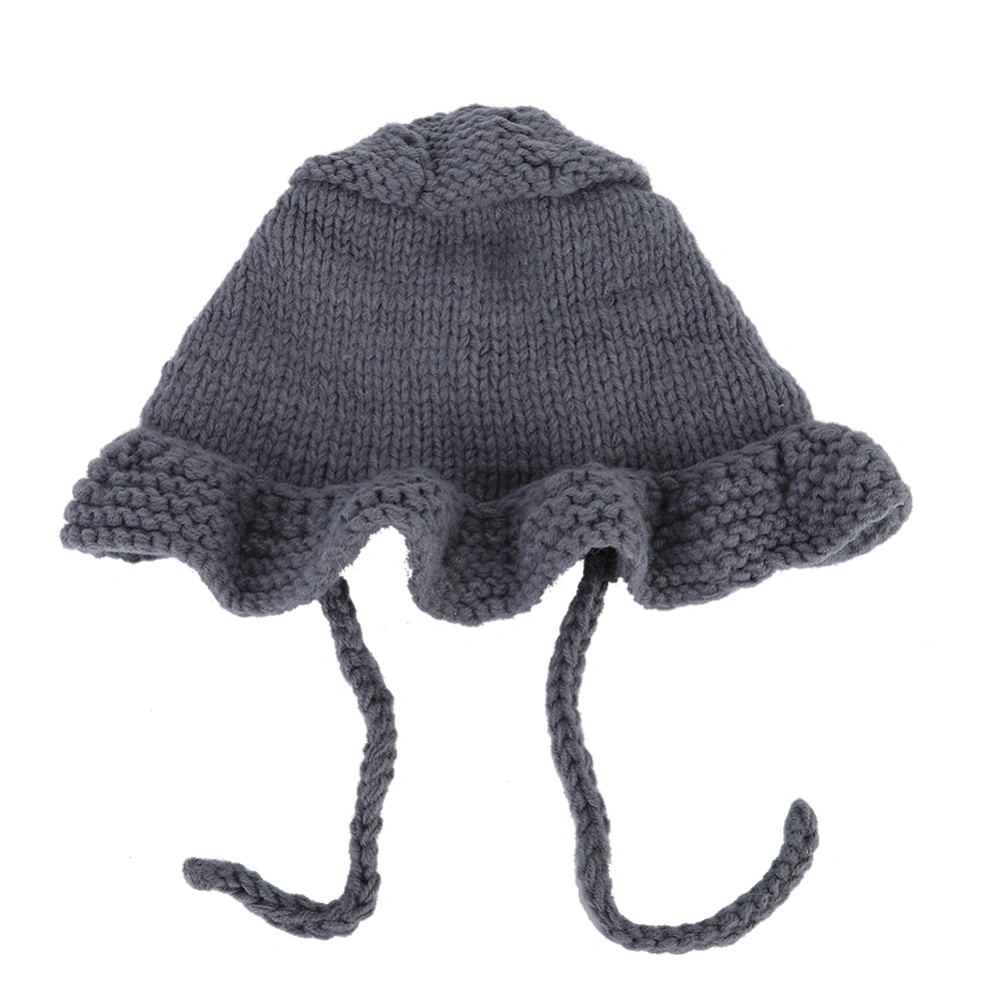 Baby Hat Warm Windproof Baby Children Winter Beanie Cap for Winter AutumnGray