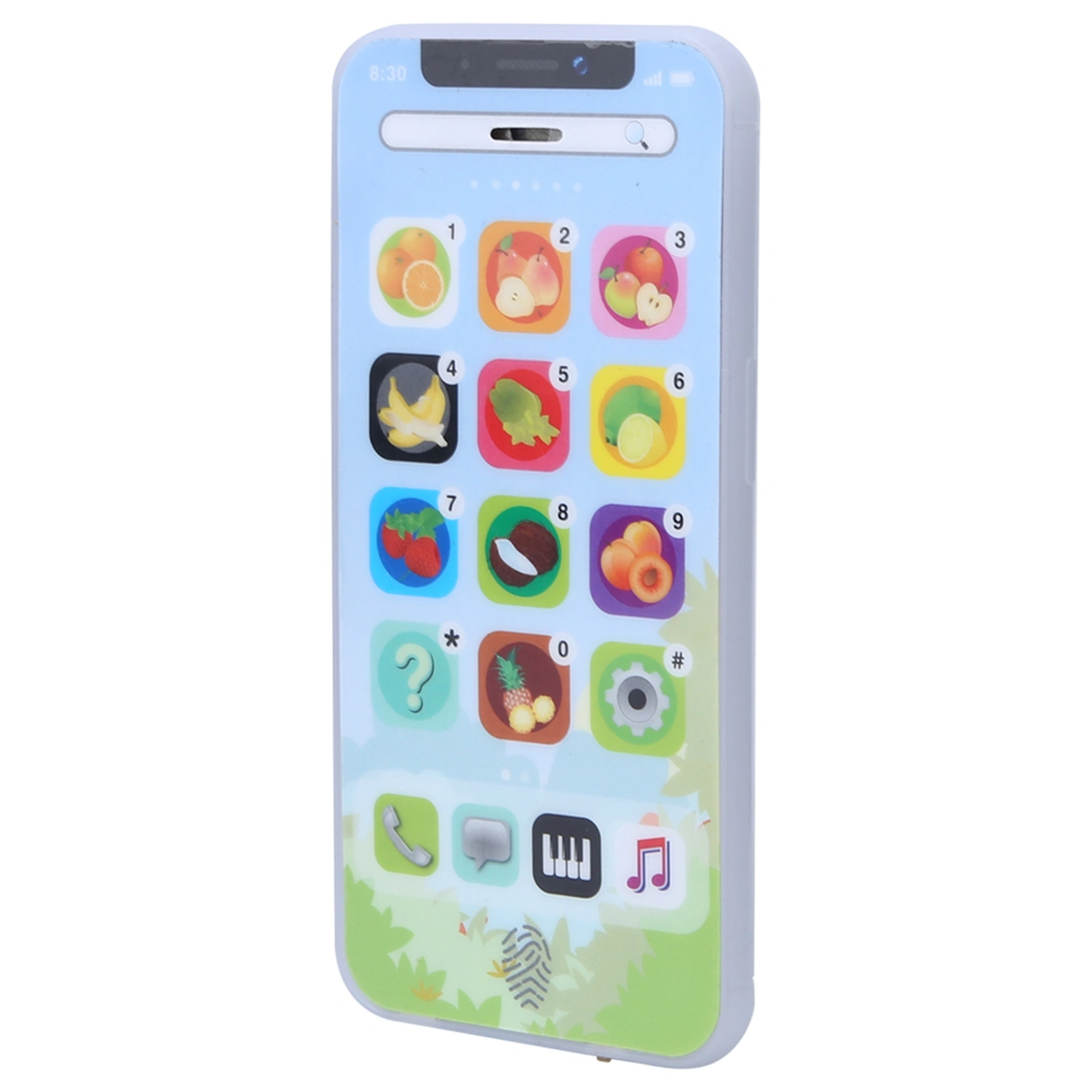Baby Light Music Cellphone Simulated Mobile Phone Toy Children Educational Learning MachineBlue