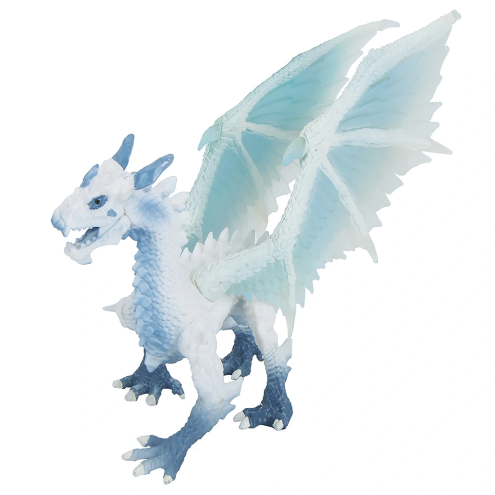 Highly Simulation Dragon Figure Model Collection Educational Toy for ChildrenIce Dragon