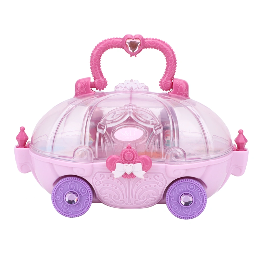 Princess Makeup Car Toys Set Mini Non-Toxic Cosmetics Toy for Children GirlsS22739