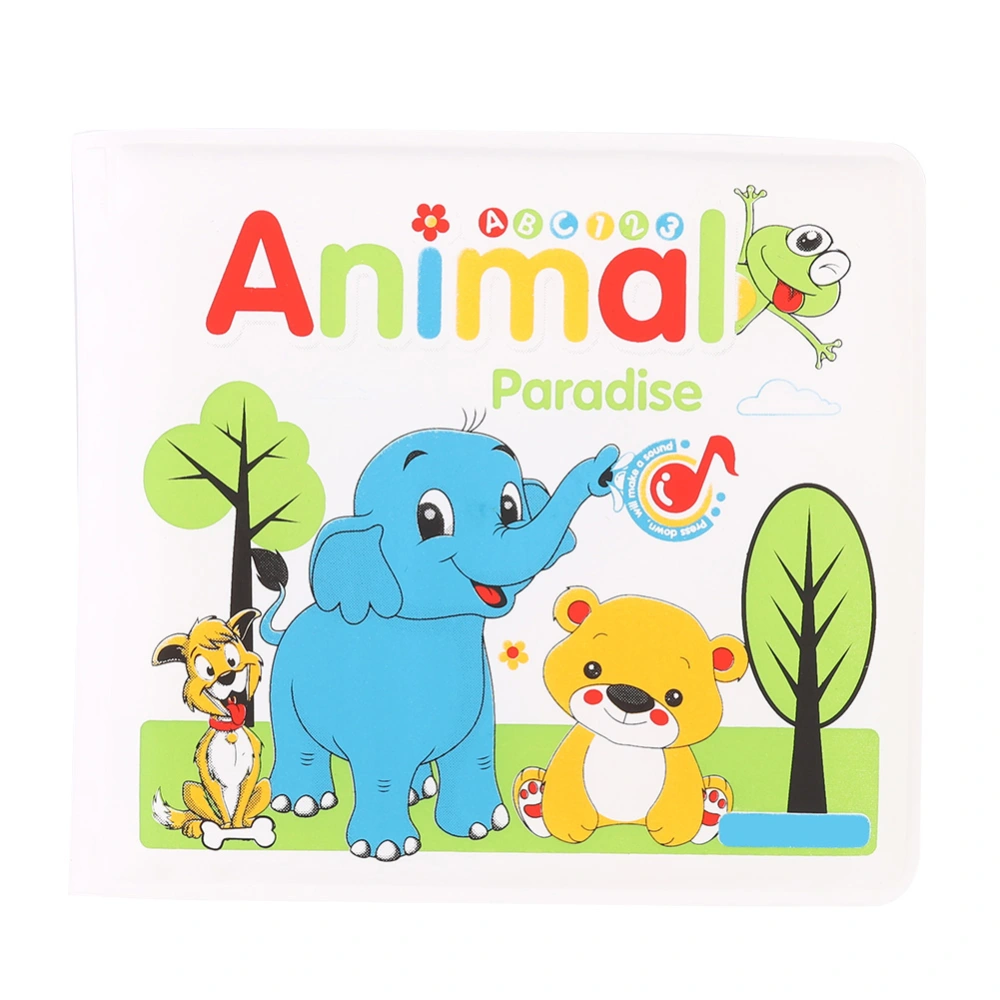 Infant Shower Bath Floating Waterproof Toy Book Baby Early Educational Toys (Land Animal)