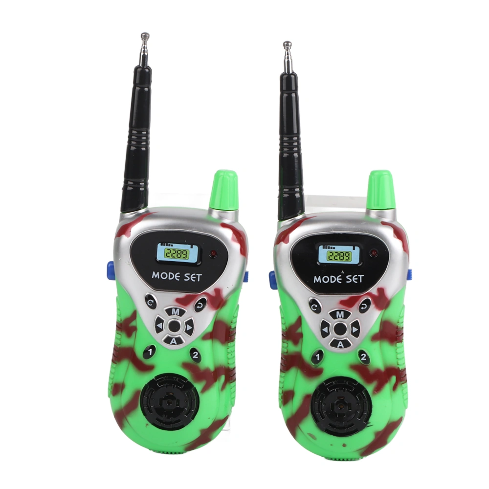 2 Pcs Children Mini Two Way Radio Walkie Talkie Toy Wireless Communication Parent Child Interactive Outdoor Toy