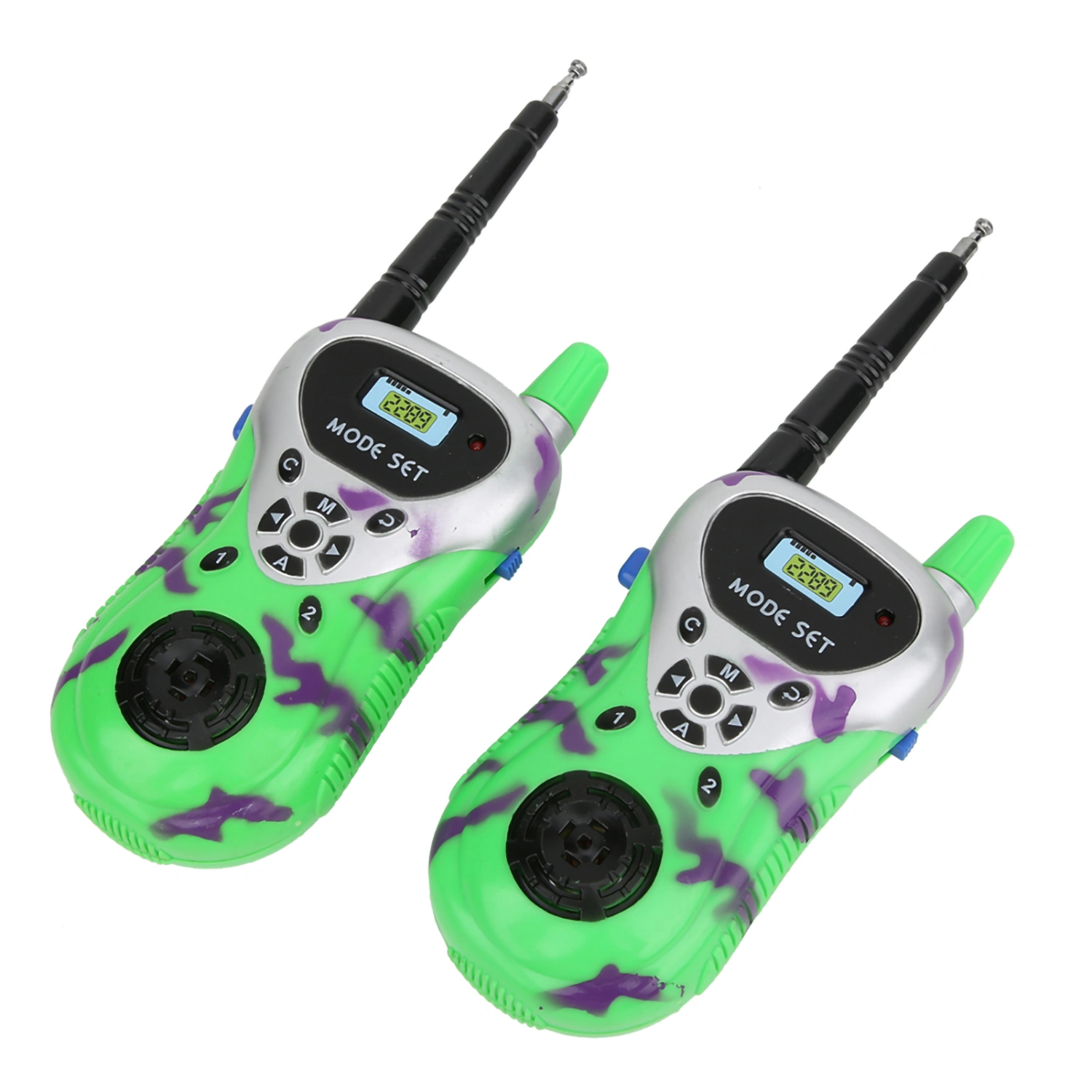 2 Pcs Children Mini Two Way Radio Walkie Talkie Toy Wireless Communication Parent Child Interactive Outdoor Toy